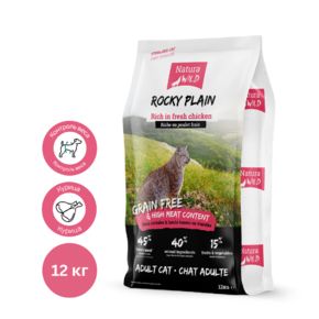 Natura Wild Rocky Plain беззерновой корм для стерилизованных кошек с курицей