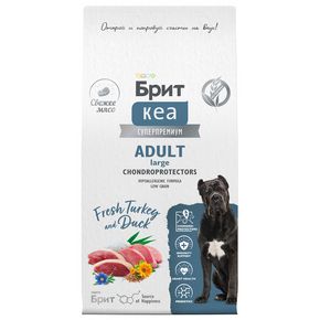 Brit Care Dog Adult Large Chondroprotectors для здоровья суставов взрослых собак крупных пород с индейкой и уткой