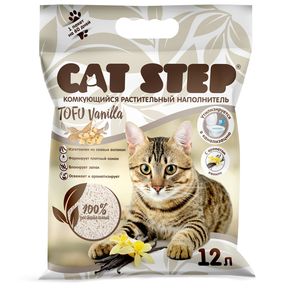 Cat Step Tofu Vanilla растительный комкующийся
