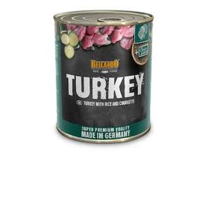 BELCANDO Turkey with Rice&Courgette - Белькандо Турке Райс - консервированный корм для собак с индейкой, рисом и кабачком, 400 гр