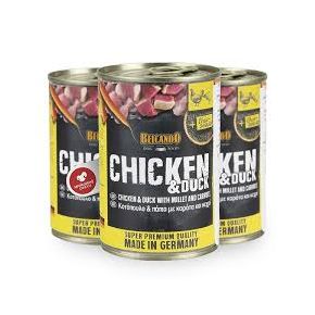 BELCANDO Chicken&Duck with Millet Seed&Carrot - Белькандо Чикен Дак - консервированный корм для собак с курицей, уткой, пшеном и морковью , 400 гр