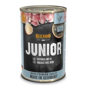 BELCANDO Junior poultry with agg - Белькандо Юниор Полтри Эгг - консервированный корм для щенков с птицей и яйцом, 400 гр