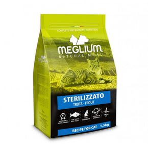 MEGLIUM CAT Neutered Trout - Меглиум для стерилизованных кошек с форелью