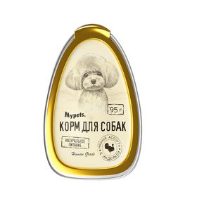 Mypets Консервированный корм для собак. Паштет. Индейка.95 г