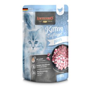 LEONARDO Kitten Poultry - Леонардо Полтри Киттен - паучи для котят с птицей, 85 гр