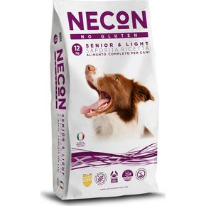 NECON DOG NO GLUTEN Senior & Light PORK & RICE - НЕКОН безглютеновый корм для пожилых собак всех пород со свининой и рисом, а также для имеющих лишний вес