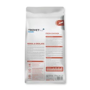 Trovet Plus Adult CAT Renal & Oxalate Fresh Chicken - Тровет Плюс Ренал Оксалат полноценный диетический корм для кошек при хронической почечной недостаточности