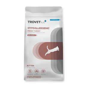 Trovet Plus Kitten Hypoallergenic Fresh Turkey - Тровет Плюс полноценный гипоаллергенный корм для котят с пищевой гиперчувствительностью