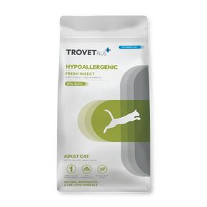 Trovet Plus Adult CAT Hypoallergenic Fresh Insect - Тровет Плюс полноценный гипоаллергенный корм для кошек с пищевой гиперчувствительностью с насекомыми
