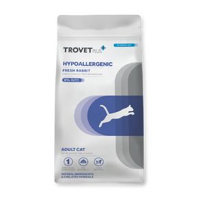 Trovet Plus Adult CAT Hypoallergenic Fresh Rabbit - Тровет Плюс полноценный гипоаллергенный корм для кошек с пищевой гиперчувствительностью с кроликом