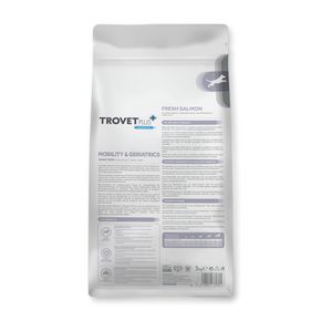 Trovet Plus Adult Dog Mobility & Geriatrics Fresh Salmon - Тровет Плюс полноценный диетический корм для собак для поддержки суставов с лососем