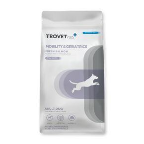 Trovet Plus Adult Dog Mobility & Geriatrics Fresh Salmon - Тровет Плюс полноценный диетический корм для собак для поддержки суставов с лососем