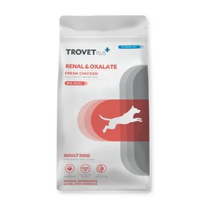 Trovet Plus Adult Dog Renal & Oxalate Fresh Chicken - Тровет Плюс полноценный диетический корм для собак c хронической почечной недостаточностью с курицей