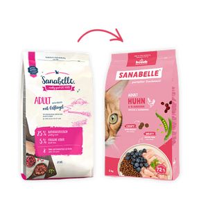 Bosch Sanabelle Adult Chicken & Blueberries (Бош Санабелль Эдалт Чикен) - для взрослых кошек старше года с курицей