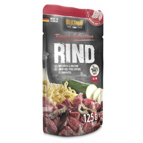 BELCANDO Beef with Spaetzle & courgette 125g - Белькандо Биф - паучи для собак с говядиной, лапшой и цуккини, 125 гр