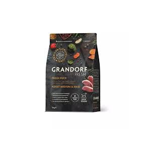 GRANDORF DOG FRESH Duck & Sweet Potato Medium&Maxi Breeds - Грандорф ФРЕШ для взрослых собак средних и крупных пород с уткой и сладким картофелем