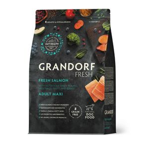 GRANDORF DOG FRESH Salmon&Sweet Potato Maxi Breeds- Грандорф ФРЕШ для взрослых собак крупных пород с лососем и сладким картофелем