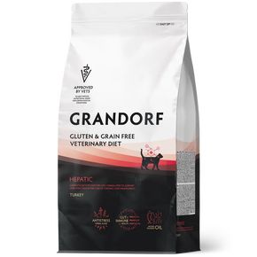 GRANDORF CAT VET HEPATIC - Грандорф Вет Гепатик - диетический корм для кошек при хронической печеночной недостаточности на основе бескостной индейки
