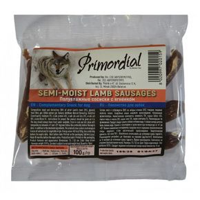 Primordial Semi-moist Lamb Sausages - Примордиал - Полувлажные сосиски с ягнёнком для собак
