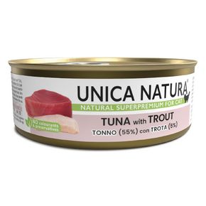 Unica Natura Tuna & Trout - Уника Натура - Влажный корм для кошек с филе тунца и форелью 70 гр.