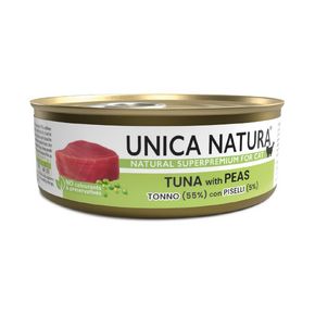 Unica Natura Tuna & Peas - Уника Натура - Влажный корм для кошек с филе тунца и горошком 70 гр.