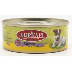 Berkley LOCAL №5 - Беркли для собак всех стадий жизни из кролика, паштет 100 гр