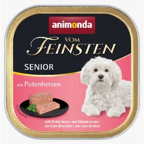 Animonda Vom Feinsten SENIOR (Говядина, сердце индейки) 82662 - Нежный паштет, для пожилых собак