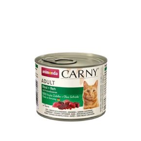 Animonda Carny (Говядина, оленина, брусника) - Полноценное консервированное питание для взрослых кошек.