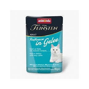 Animonda Vom Feinsten Adult (Курица, треска в желе) влажный корм для взрослых кошек 85 гр