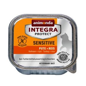 Animonda INTEGRA PROTECT VET DIET Sensitive (Индейка, рис)- диетический влажный корм для кошек с пищевой непереносимостью