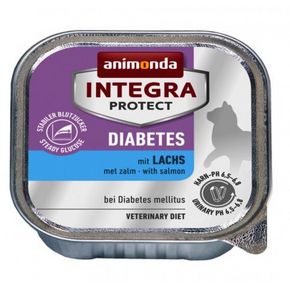 Animonda INTEGRA PROTECT VET DIET Diabetes (Лосось)- диетический влажный корм для кошек с пищевой непереносимостью