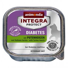 Animonda INTEGRA PROTECT VET DIET Diabetes (Сердце индейки)- диетический влажный корм для кошек с пищевой непереносимостью