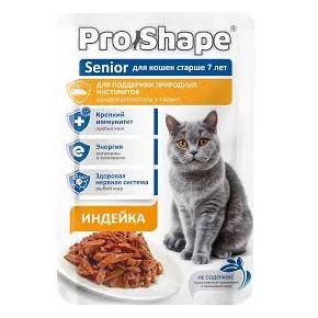 ProShape Senior ИНДЕЙКА - влажный корм для кошек старше 7 лет