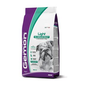 GEMON DOG Light All Breeds Adult with Chicken - Гемон Лайт для собак всех пород, низкокалорийный, с курицей