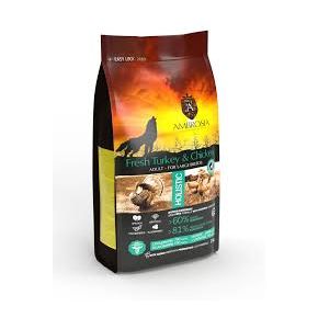 AMBROSIA GRAIN FREE Large Breed Fresh Turkey & Chicken - беззерновой корм для собак крупных пород, со свежей индейкой и курицей