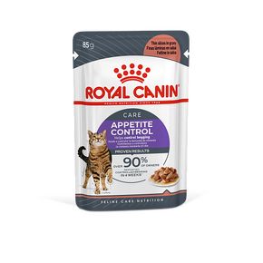 ROYAL CANIN STERILIZED Appetite Control Care in Gravy 85 гр. (в соусе) Корм влажный для кошек, для контроля выпрашивания корма у кошек, предрасположенных к набору лишнего веса, в том числе после стерилизации