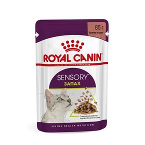 ROYAL CANIN SENSORY SMELL (ЗАПАХ) - 85 гр Корм консервированный полнорационный для взрослых кошек (в возрасте от 1 года до 7 лет), стимулирующий обонятельные рецепторы