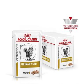 ROYAL CANIN URINARY S/O CHICKEN LOAF (FELINE) 85 гр. (паштет) диетический для кошек, способствующий растворению струвитных камней и предотвращению их повторного образования
