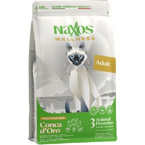 NAXOS Wellness Adult Duck, Chicken, Turkey - корм для взрослых кошек с Уткой, курицей и индейкой