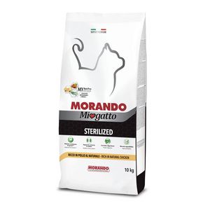 Morando Super Premium Miogatto Sterilizzati Chicken для стерилизованных кошек всех пород с курицей