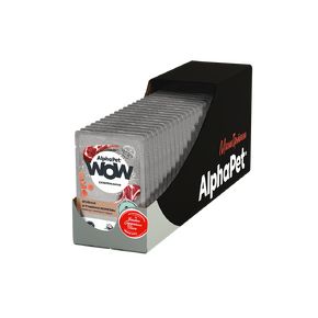 AlphaPet WOW Superpremium Влажный полнорационный корм Индейка с потрошками нежные ломтики в соусе для щенков, беременных и кормящих собак 85 гр