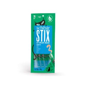 Schesir Stix Adult Сat Creamy Snacks Tuna - Лакомство для кошек тунец 6х15 гр