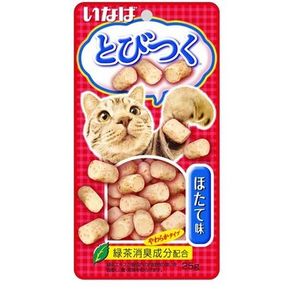 INABA Tobitsuku Запеченное лакомство для кошек со вкусом морского гребешка 25 гр