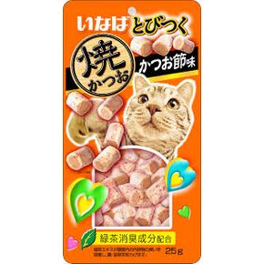 INABA Tobitsuku Yaki Katsuo Запеченное лакомство для кошек со вкусом кацуобуси 25 гр