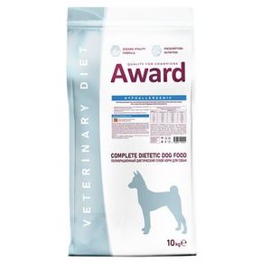 AWARD Veterinary Diet HYPOALLERGENIC - Авард диетический корм для взрослых собак при аллергии или пищевой непереносимости