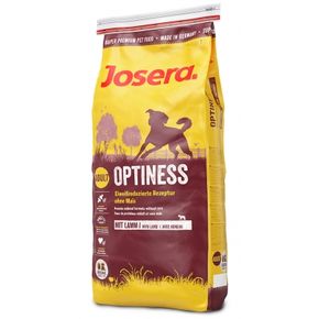 Josera Optiness (Йозера Оптинесс) для взрослых собак средних и крупных пород нормальной активности, содержит мясо домашней птицы, ягненка, рис и мясо мидий