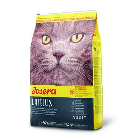 Josera Catelux Adult (Йозера Кателюкс) для взрослых кошек с аппетитной уткой и картофелем, способствует предотвращению появления волосяных комочков