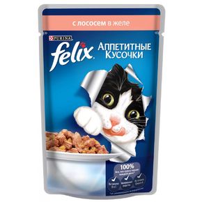 Felix® Аппетитные кусочки с кроликом в желе для взрослых кошек