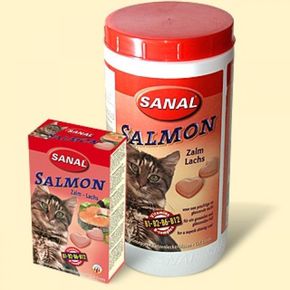 SANAL Salmon- лосось 85 таб - для взрослых кошек
