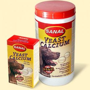Sanal для собак дрожжи-кальций 100 таб
